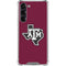 Texas A&M University Black Logo Galaxy S24 FE Clear Case
